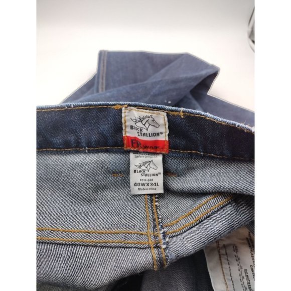 BLACK STALLION FLAME-RESISTANT DENIM JEANS, NFPA 2112‎ (40x34) - Picture 8 of 8